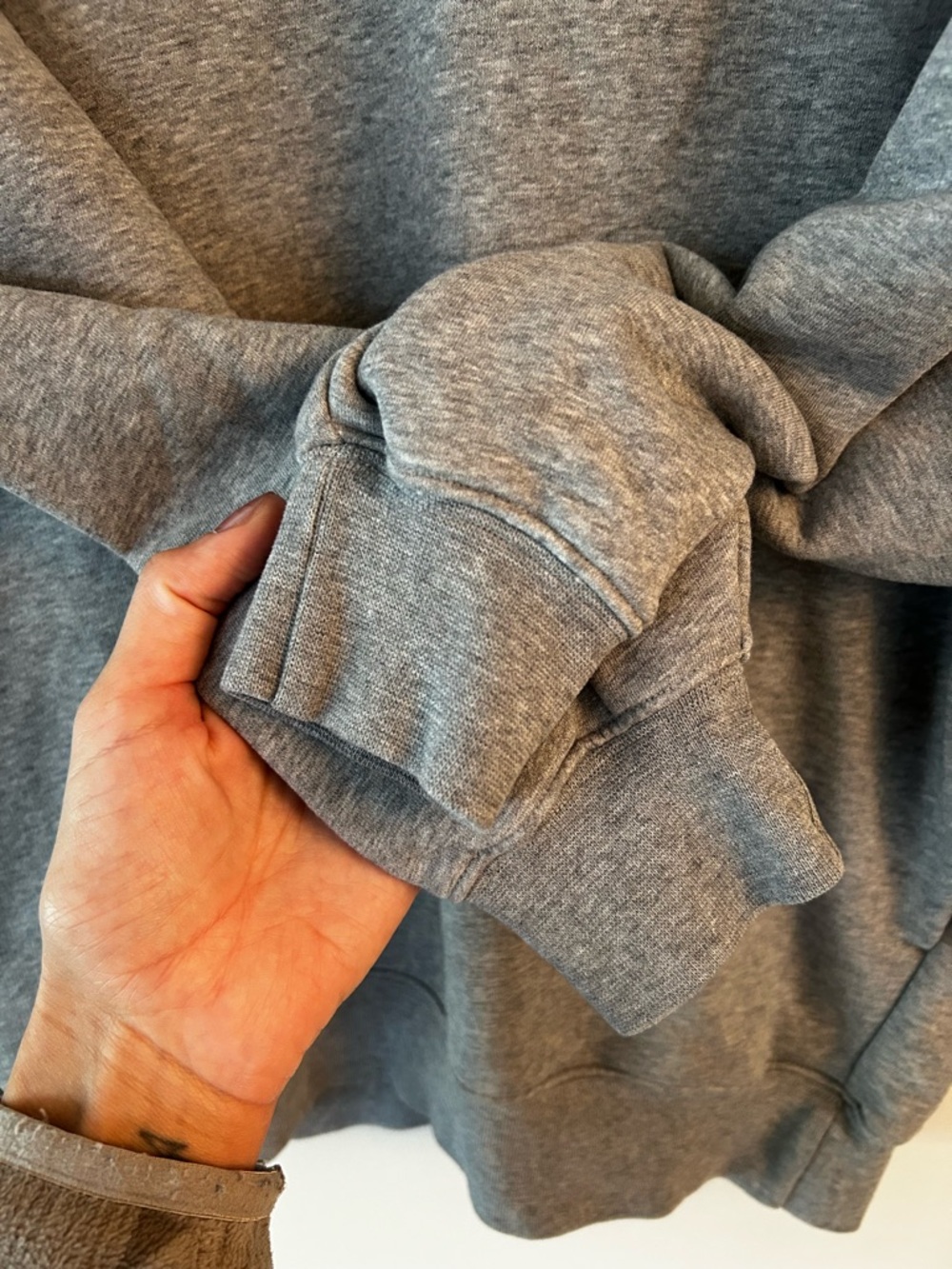 Aritzia Gray Mock-Neck Sweater - Picture 6 of 6